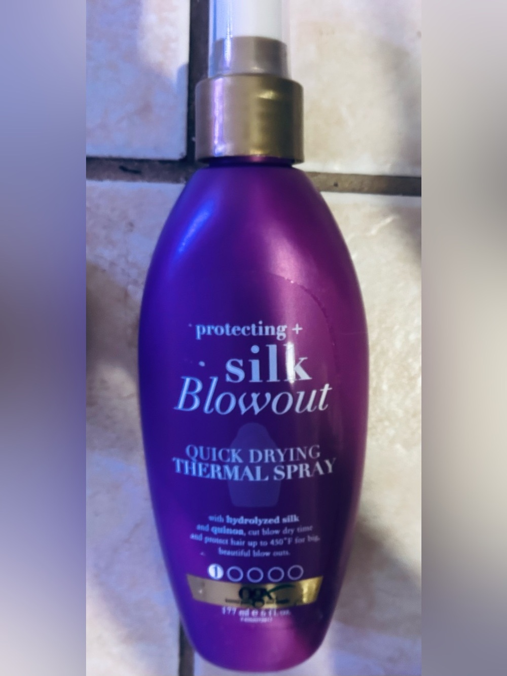Silk Blowout Quick Drying Thermal Spray - Purple